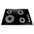 Cosmo 3 Piece Kitchen Appliance Package with 30'' Electric Cooktop Island Range Hood