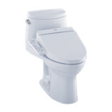 UltraMax II 1.28 GPF Elongated Bidet Toilet (Seat Included)