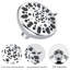 Drill-Free Stainless Steel Slide Bar Combo Rain Showerhead 7-Setting Hand, Dual Shower Head Spa System-122404512