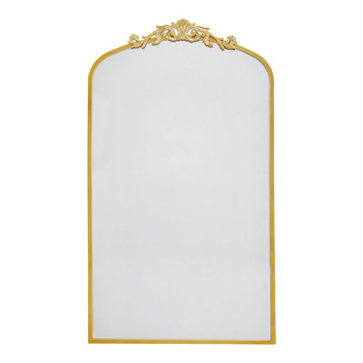 Iron Bowfront Mirror