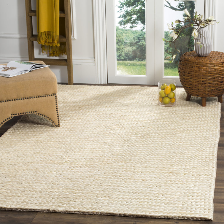 Pennsburg Natural Fiber Hand Woven Jute Chevron Rug