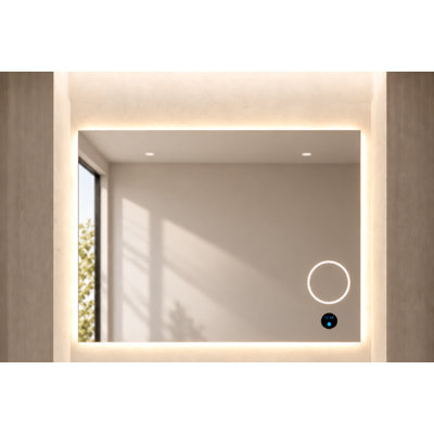 Infinity Rectangle Lighted Mirror