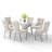 Rectangle Glass Dining Table Set-1482438941-1482438933-1482438935