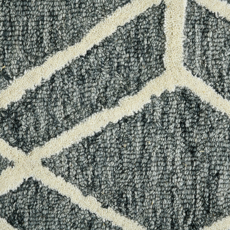 Amaanah Wool Geometric Indoor Rug, Rectangle 2' x 3'