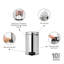 Brabantia NewIcon 12 Litre Soft Closing Pedal Bin-126077269