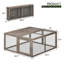 Cage à poulailler pliable en bois Leithow-873793491