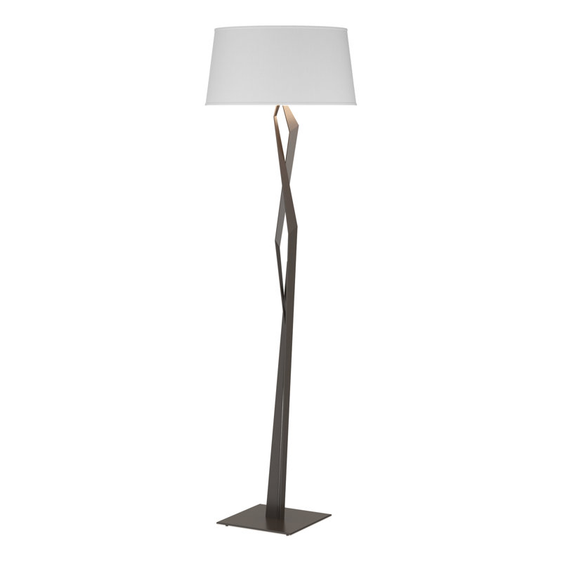 Facet 66" Novelty Floor Lamp, Natural Anna, Oil Rubbed Bronze