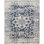 Tapis oriental iranien crème / bleu marine
