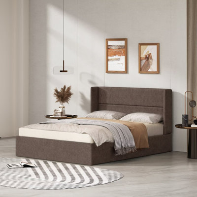 Upholstered Lift Up Storage Bed