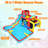 12.14' x 14.6' Inflatable Slide with Waterslide and Air Blower