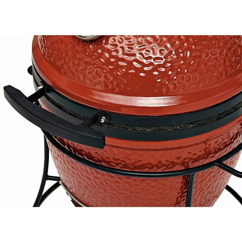 Kamado Joe Joe Jr 13.5-inch Portable Charcoal Grill in Red