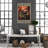 Firefighter Playing With Fire - 1 Piece Rectangle " Firefighter Playing With Fire - 1 Piece Rectangle Graphic Art Print On Wrapped Canvas "-230070999