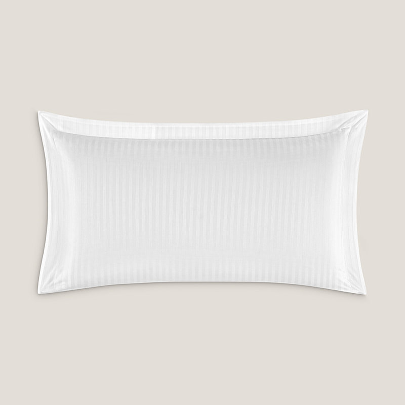 100% Cotton Striped Pillow Case, King