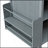 40.5" Outdoor Grill Cart With Stainless Steel Top, Solid Wood Outdoor Storage Cabinet With Drop Leaf, One Drawer, Towel Rack, Rolling Kitchen Cart With Lockable Wheels For Lawn Garden-466220354