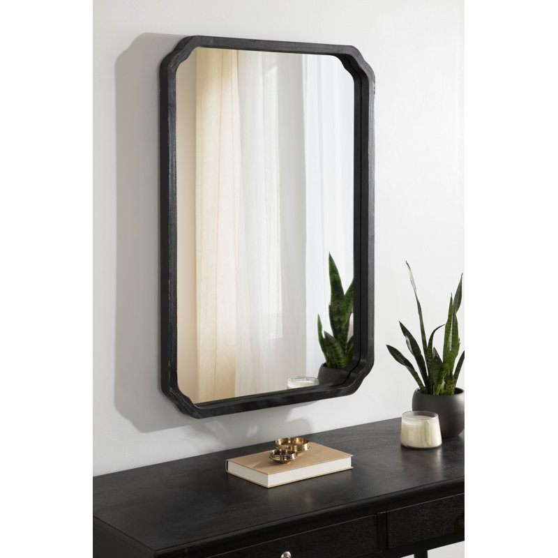 Vannessa Mirror, 36" x 24", Black