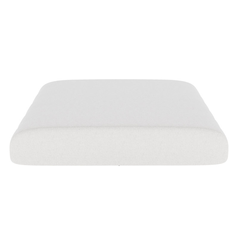 Sunbrella® Outdoor Ottoman Cushion, Canvas Natural Sunbrella® Canvas, 4" H x 22" W x 20" D