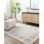 Machine Washable Shaggy Boho Beige Area Rug-1197157894