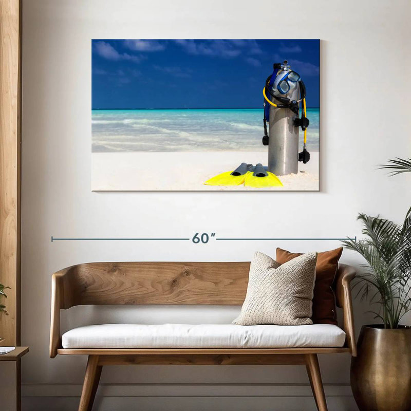 Senne Scuba Equipment, 30" H x 45" W