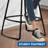 Upholstered Counter Stool With Metal Frame-825441720-825441726