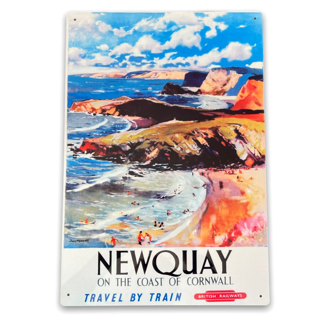 Newquay British Railways Southern Region Metal Wall Décor