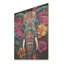 Éléphant de jungle bleu et rose - éléphant animal sur bois-102949821