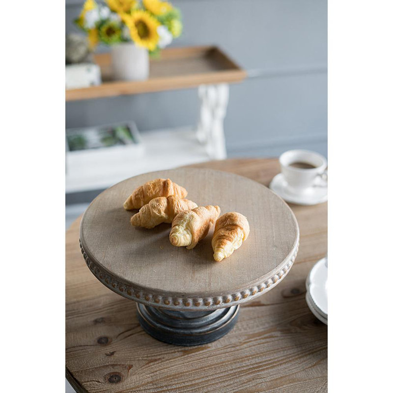 Round Wood Display Stand