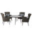 Cormach Rattan Wicker 4 - Person Seating Group with Cushions