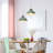 Raih 1- Single Pendant Light With Green Shade