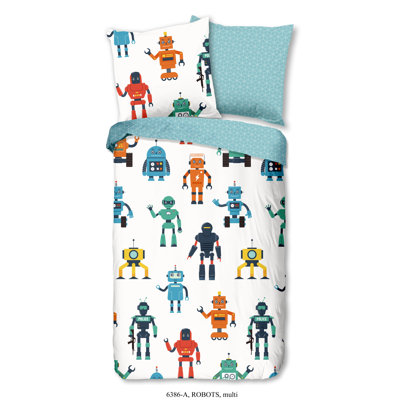 Good Morning Does Not Apply Cotton Abstract Duvet Cover with Pillowcases