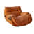 Dark Orange Faux Leather