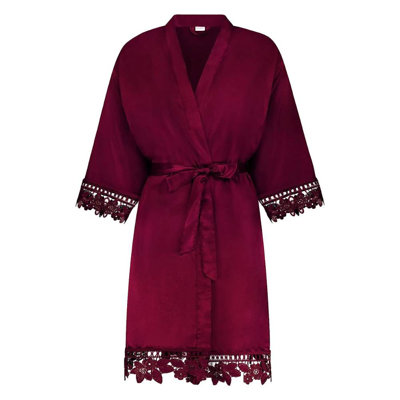 Satin Sateen Women Above Knee Bathrobe