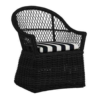 Chaise avec accoudoirs Soho - Onyx