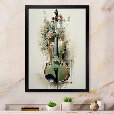 Basson beauté opulente olive II sur toile