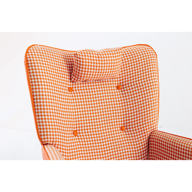 Chaise berçante Latissia, Orange