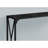 Narrow Console Accent Table - Black Marble Look, Black Metal, Modern Contemporary Design For Entryway, Living Room, Or Bedroom | Gift Idea
