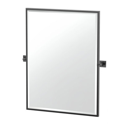 Mode Framed Rectangle Mirror | Pivoting (Tilting) and Beveled Bathroom Vanity  Mirrors