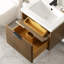 Meuble-lavabo flottant 24 po avec lavabo simple blanc Maxbano-100995267-111553586