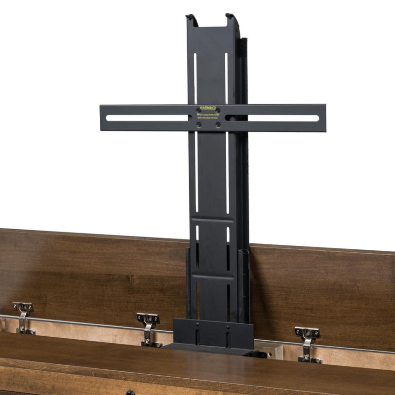 Clubside Unfinished TV Stand for TVs up to 55", Chestnut