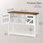 Console 43,3 "avec rangement Farmhouse