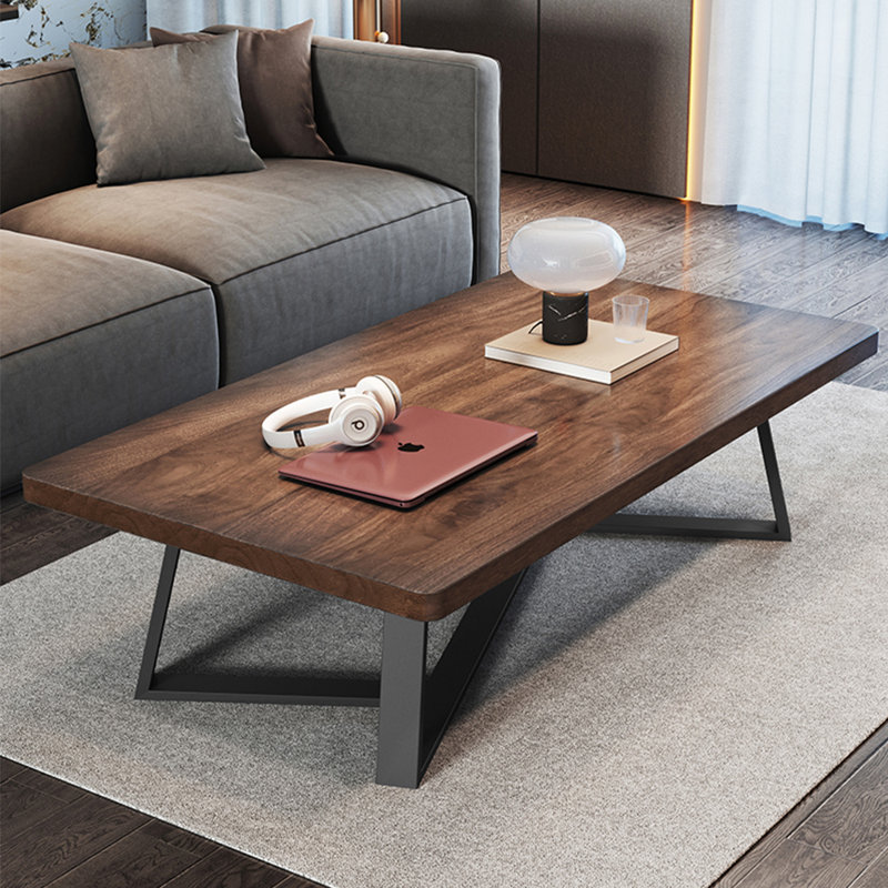 Solid wood multi-functional creative tea table, 16.93" H x 47.24" L x 23.62" W, Brown