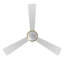 Ventilateur de plafond 52 po à 3 pales en rotin tissé avec lumière DEL et télécommande-1182326574