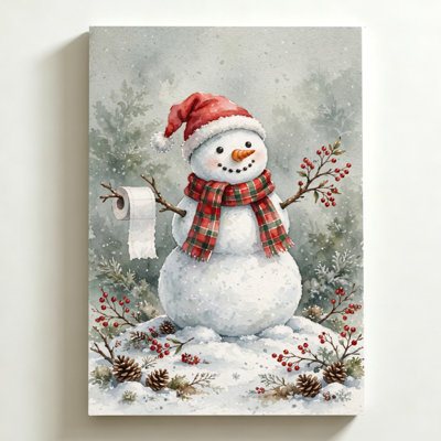 " Snowman With A Surprise "