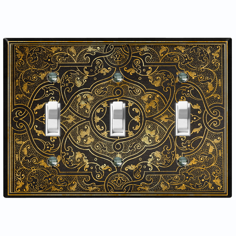 3 - Gang Toggle Light Switch Standard Wall Plate