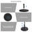 49 Lb. Resin Free Standing Umbrella Base