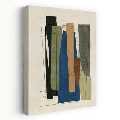 Sync II Abstract Geometric Minimalist Art