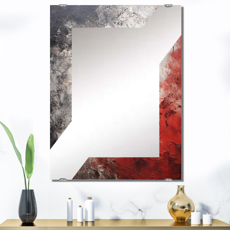 Miroir mural Macindoe - Tachisme MIR136242, 40 po x 30 po