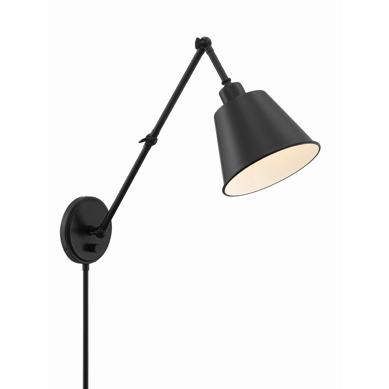 Allianah 1 - Light Swing Arm Lamp, Black