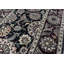 Hand-Knotted High-Quality Black and Wine Runner