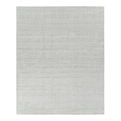 Rug & Kilim’S Oversized Textural Rug In Gray And White Tones & Striae