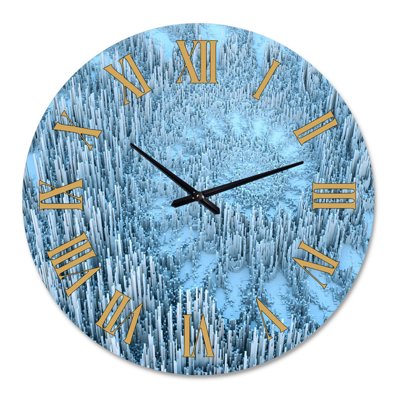 Horloge murale moderne en spirale abstraite, Grand